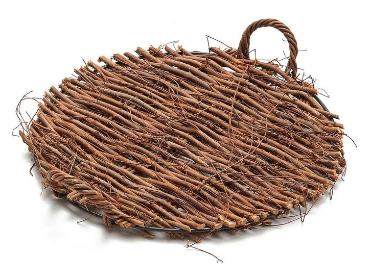 Dienblad Twiggy Natuur  Rond  37 cm, Hobby en Vrije tijd, Knutselen, Nieuw