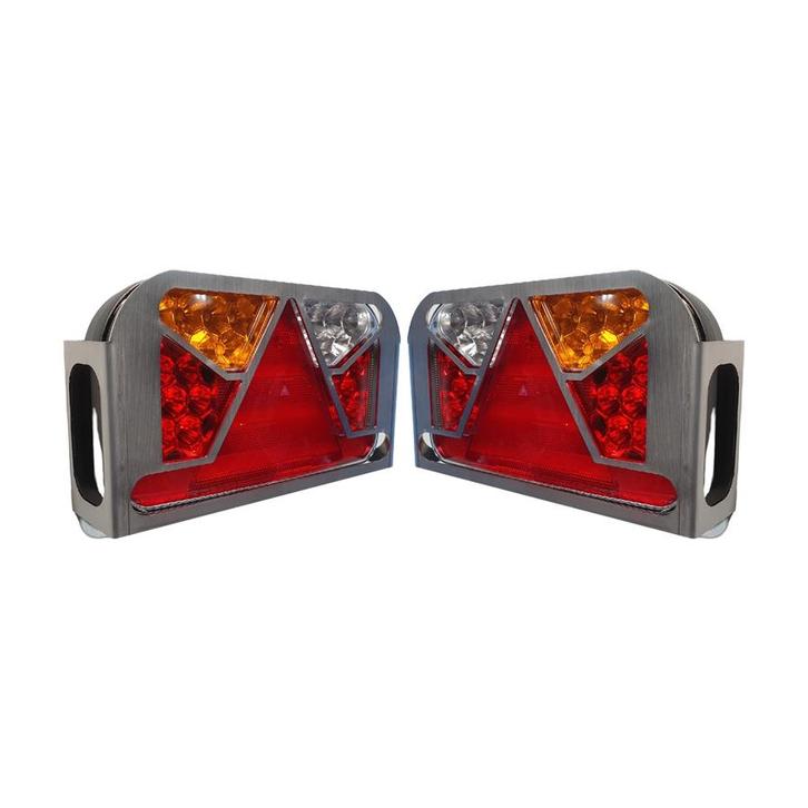 Set RVS Achterlicht Beschermers Voor Fristom FT-170, Auto-onderdelen, Verlichting, Ophalen of Verzenden