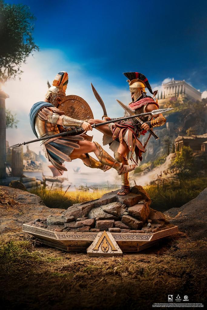 Assassins Creed Odyssey Diorama Statue 1/6 Alexios Spartan, Verzamelen, Film en Tv, Ophalen of Verzenden