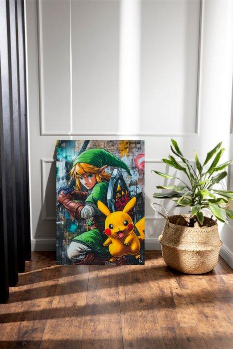 ANDSAL - Link & Pikachu - Zelda Thunder Urban A Graffiti, Games en Spelcomputers, Spelcomputers | Overige Accessoires