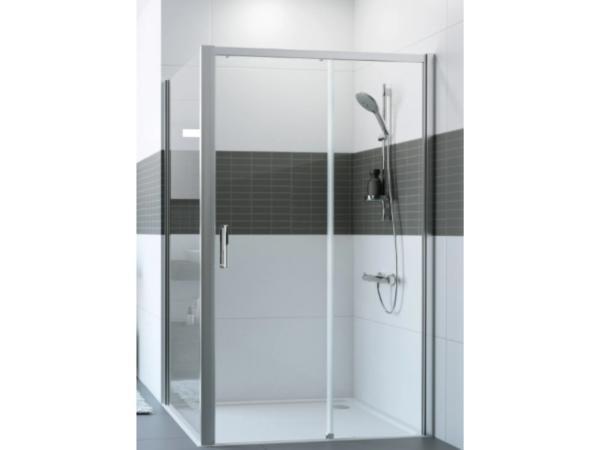 Veiling - Hüppe schuifdeur EasyEntry 1-delig 125x200cm mat, Bricolage & Construction, Sanitaire