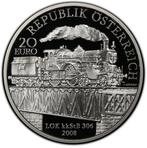 Autriche. 20 Euro 2008 Kaiserin Elisabeth Westbahn Proof, Postzegels en Munten, Munten | Europa | Euromunten