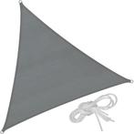 Driehoekig zonneluifel van polyethyleen, grijs - 600 x 600 x, Nieuw, Verzenden