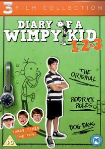 Diary of a Wimpy Kid 1, 2 & 3 DVD (2013) Zachary Gordon,, Cd's en Dvd's, Dvd's | Overige Dvd's, Zo goed als nieuw, Verzenden