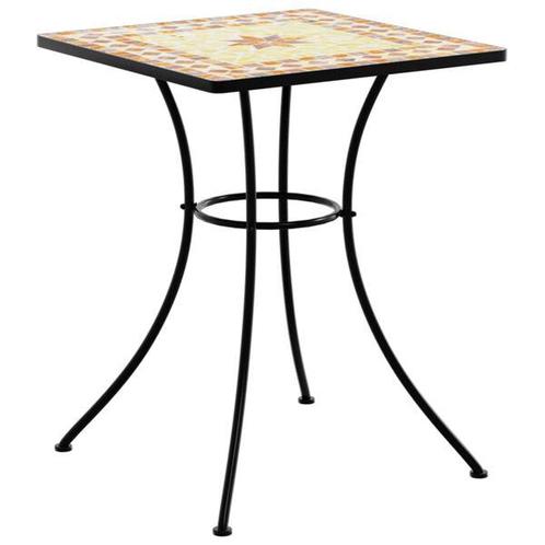 Balkontopper! Mozaiek Bistrotafel -55%! Kleine Prijs, Gro..., Tuin en Terras, Tuintafels, Vierkant, Nieuw, Metaal, Verzenden