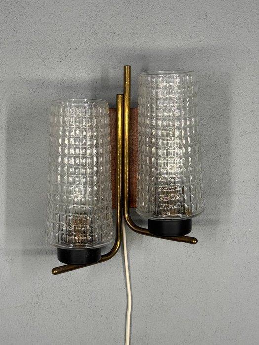 Lampe - Métal, Verre - Suspension vintage, Antiek en Kunst, Kunst | Designobjecten