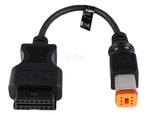 Jaltest Volvo Penta 6 Pins OBD - 16 Pins OBD2 Verloopkabel V, Verzenden, Nieuw