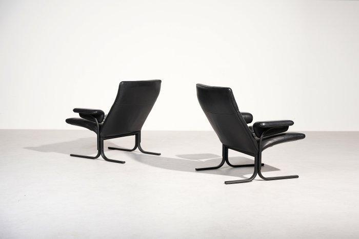 de Sede - Hans Eichenberger - Lounge stoel (2) - Leder,, Antiek en Kunst, Kunst | Designobjecten