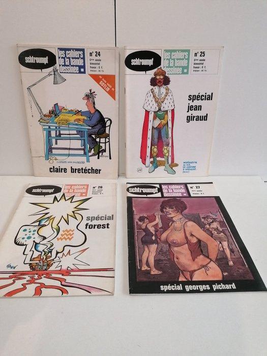 Schtroumpf, les cahiers de la BD N°24 au N°30 - 7 Magazines, Boeken, Stripverhalen