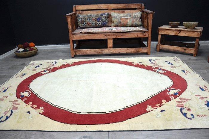 Anatolisch handgeknoopt wollen tapijt - Vloerkleed - 227 cm, Huis en Inrichting, Stoffering | Tapijten en Vloerkleden