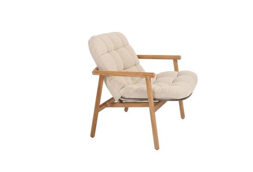 4 Seasons Outdoor Samos luie loungestoel teak |, Tuin en Terras, Tuinsets en Loungesets