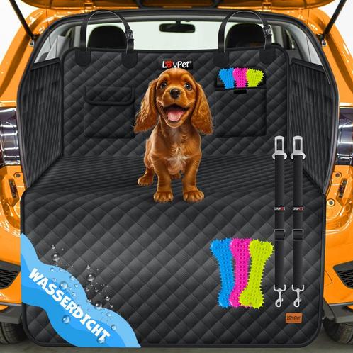 LOVPET® Hondendeken Auto - Waterafstotend - Zwart, Dieren en Toebehoren, Overige Dieren-accessoires, Verzenden