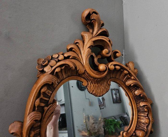 Rococo - Spiegel - Hout, Antiek en Kunst, Curiosa en Brocante