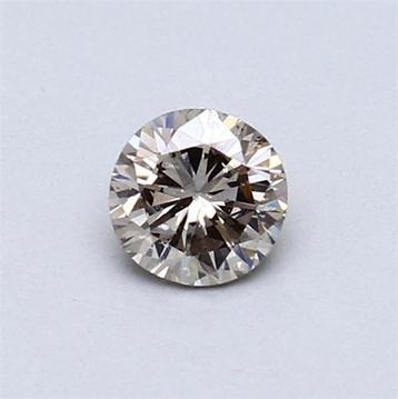1 pcs Diamant  (Couleur naturelle)  - 0.34 ct - Rond - Light