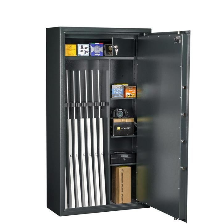 MustangSafes Wapenkluis MSG 7-18A S1 Antraciet, Maison & Meubles, Extincteurs & Coffres-forts, Envoi