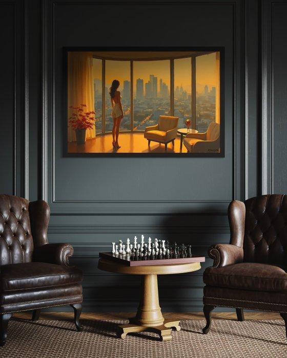 RINGER - Sunny Sunday Toile 1/1 XL, Antiek en Kunst, Kunst | Designobjecten