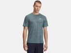 Under Armour Tech Tee Pixelate-Blu 587 - Maat MD, Kleding | Heren, T-shirts, Under Armour, Nieuw, Ophalen of Verzenden, Maat 48/50 (M)