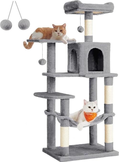 Krabpaal kat - kattenboom - met hangmat - 143 cm - 5, Dieren en Toebehoren, Krabmeubelen, Verzenden