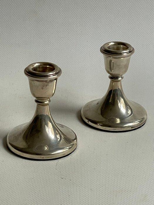 Kandelaar (2) - .835 zilver, Antiek en Kunst, Antiek | Zilver en Goud