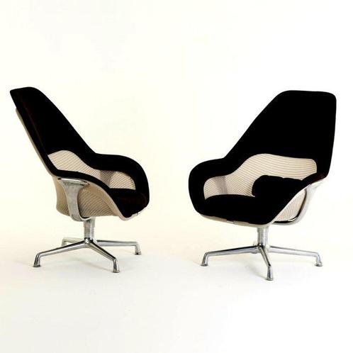 Coalesse - Scott Wilson - Fauteuil (2) - Aluminium, stof,, Antiek en Kunst, Kunst | Designobjecten