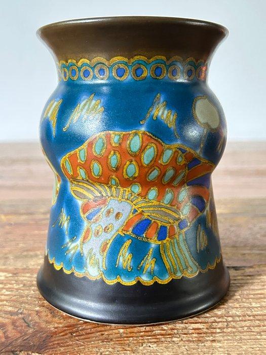 Plateelbakkerij Zuid-Holland - Vaas - Aardewerk -, Antiek en Kunst, Antiek | Glaswerk en Kristal