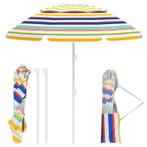 2dekans | Coast 200 cm Draagbare Strandparasol Multicolor, Tuin en Terras, Parasols, Ophalen of Verzenden, Nieuw