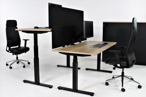 Elektrisch zit sta bureau 2-motoren, 200x100 cm Natuur, Articles professionnels, Aménagement de Bureau & Magasin | Mobilier de bureau & Aménagement