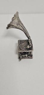 Figuur - Miniaturowy gramofon - .800 zilver