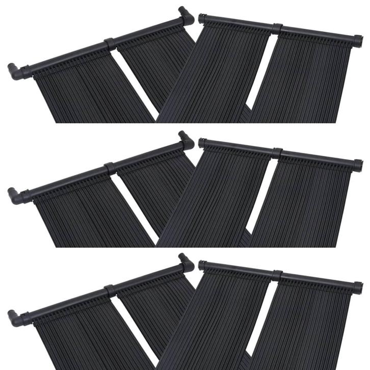 vidaXL Solarverwarmingspanelen voor zwembad 6 st 80x310 cm, Tuin en Terras, Zwembaden, Nieuw, Verzenden