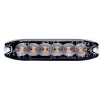 Ultra slim 6-LED Oranje flitser - R65 / R10, Verzenden, Nieuw