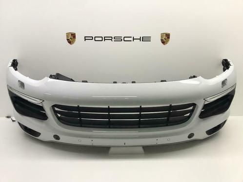 Porsche Cayenne (958 II) Originele voorbumper met inox plaat, Auto-onderdelen, Carrosserie, Voor, Bumper, Porsche, Gebruikt, Herkomst onderdeel bekend