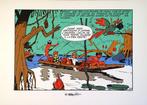 Tillieux, Maurice - 1 Silkscreen - Gil Jourdan - Canoë -, Nieuw