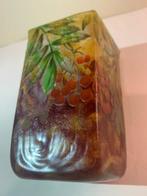 Daum - Vaas - Glas - Rhombus-Form, Antiek en Kunst, Antiek | Glaswerk en Kristal