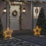 vidaXL Kerstverlichting ster met grondpinnen 80 LEDs 60 cm, Diversen, Verzenden, Nieuw