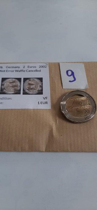 Allemagne. 2 Euro 2002 With cancelled marks (Sans Prix de, Postzegels en Munten, Munten | Europa | Euromunten