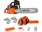 Veiling - Timberpro benzine kettingzaag 3.6PK 62cc, Doe-het-zelf en Bouw, Gereedschap | Zaagmachines, Nieuw