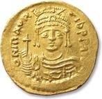 Byzantijnse Rijk. Mauricius Tiberius (582-602 n.Chr.)., Postzegels en Munten, Munten | Europa | Niet-Euromunten