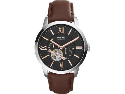 Fossil Townsman ME3061 Herenhorloge 44 mm - Zilverkleurig, Huis en Inrichting, Woonaccessoires | Overige, Zo goed als nieuw, Verzenden