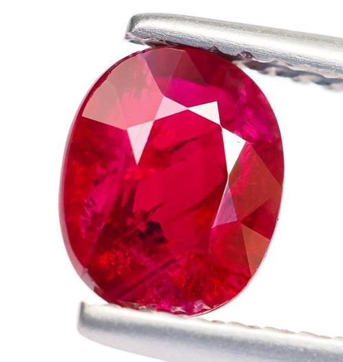Sans Prix de Réserve Rubis - 1.17 ct - Bellerophon Gemlab -, Handtassen en Accessoires, Edelstenen