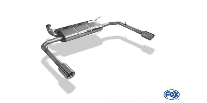 FOX Renault Laguna III Coupé einddemper uitgang rechts/links, Autos : Pièces & Accessoires, Systèmes d'échappement, Envoi
