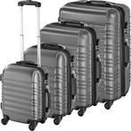 kofferset ABS 4-dlg. - grijs, Handtassen en Accessoires, Nieuw, Verzenden