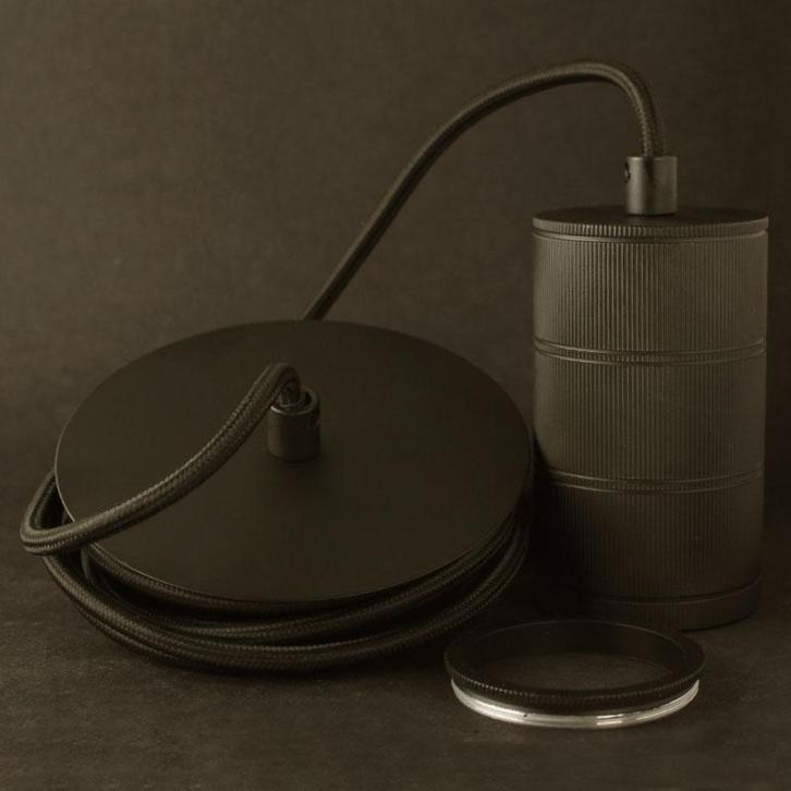 Fitting Milford E27 Zwart, Huis en Inrichting, Lampen | Overige, Verzenden