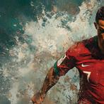 I_KONIQ - RONALDO IN ACTION in BASQUIAT STYLE