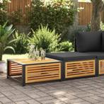 vidaXL Tuintafel met kruk massief acaciahout, Tuin en Terras, Verzenden, Nieuw