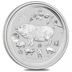 Australië. 1 Dollar 2019 1 oz $1 AUD Australian Silver Lunar