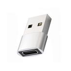 USB A naar USB C Adapter - OTG-USBC1 - Zilver, Telecommunicatie, Mobiele telefoons | Toebehoren en Onderdelen, Nieuw