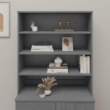 vidaXL Opzetkast HAMAR 90x30x100 cm massief grenenhout, Verzenden