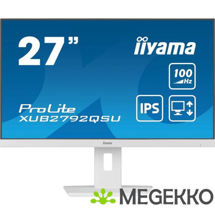 Iiyama ProLite XUB2792QSU-W6 27  Quad HD 100Hz IPS Monitor, Computers en Software, Overige Computers en Software, Nieuw, Verzenden