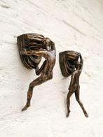 Figurine - Wall hangers (2) - Bronze