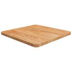 vidaXL Tafelblad vierkant 50x50x2,5cm massief eiken, Verzenden